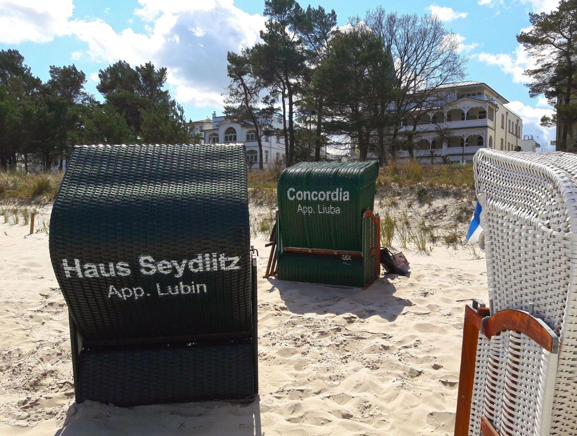 Haus "Seydlitz" In Binz - Wg15 "Lubin" Mit Terrasse Strandnah Luaran gambar